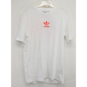 Adidas Mens Trefoil Chile 20 White Training Athletic Crew Neck Tee T-Shirt Sz S